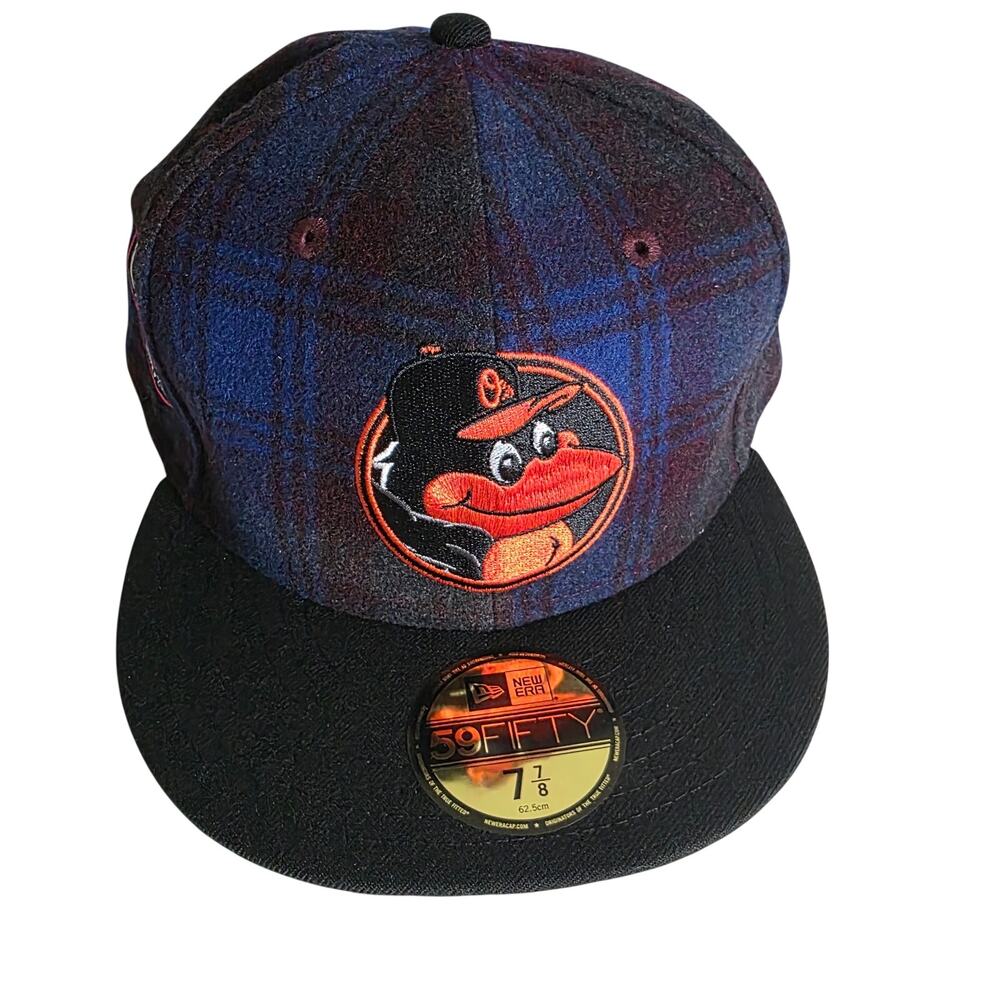 New Era 59FIFTY Baltimore Orioles 20th Anniversary 7 7/8 Plaid Fitted Hat